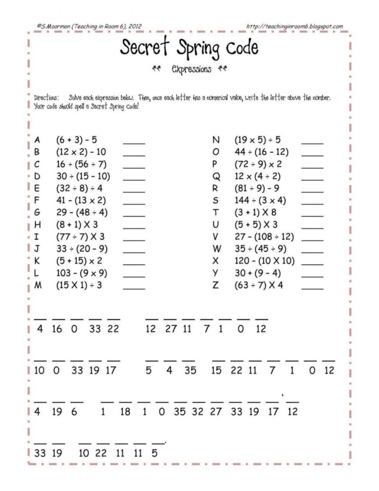 Year 6 Maths Worksheets Free Online