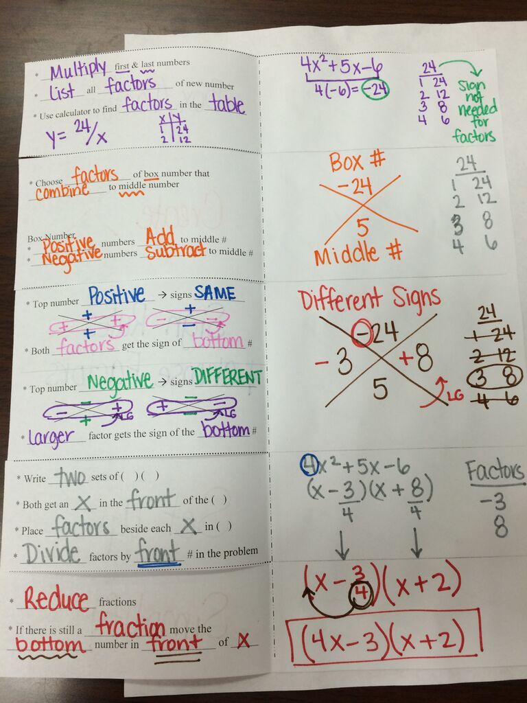 Factoring Quadratics By Grouping Worksheet Answers