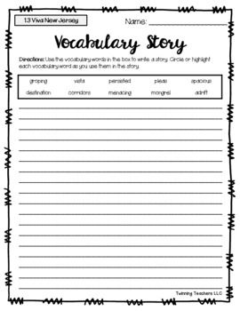 Vocabulary Words 3rd Grade Worksheets