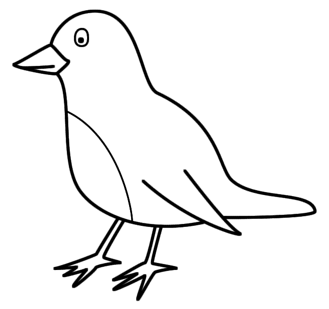 Red Robin Coloring Pages