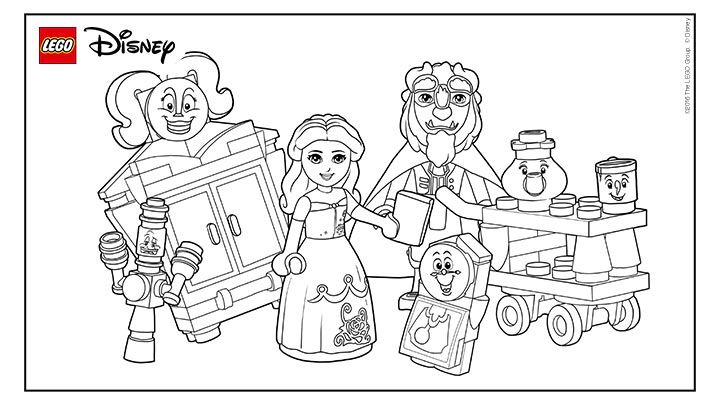 Lego Colouring Pages