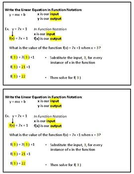 Algebra Function Notation Worksheet Answers