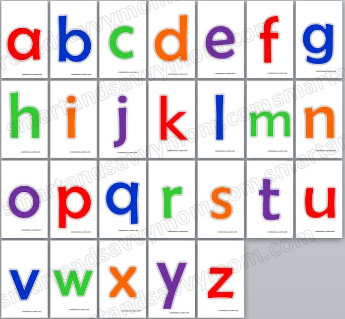 Free Printable Alphabet Letters Upper And Lower Case Flashcards