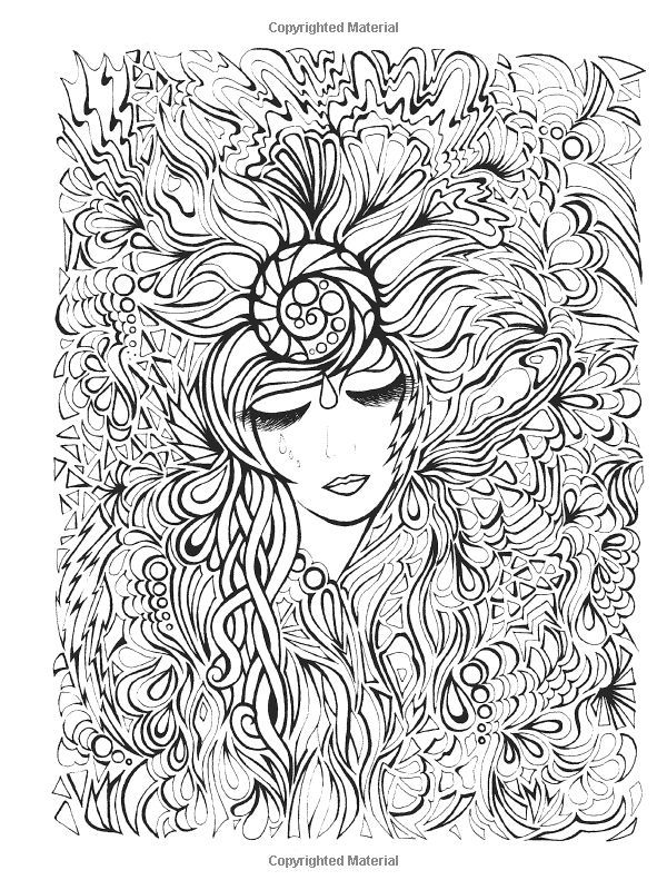 Stress Coloring Pages For Women
