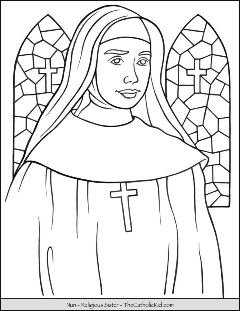 Catholic Coloring Pages For Children