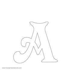 Free Printable Alphabet Stencils Large Letters To Print