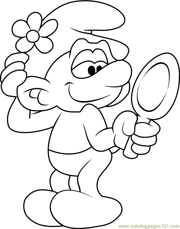 Smurfs Coloring Pages To Print Out