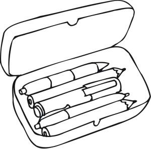 Clipart Pencil Coloring Page