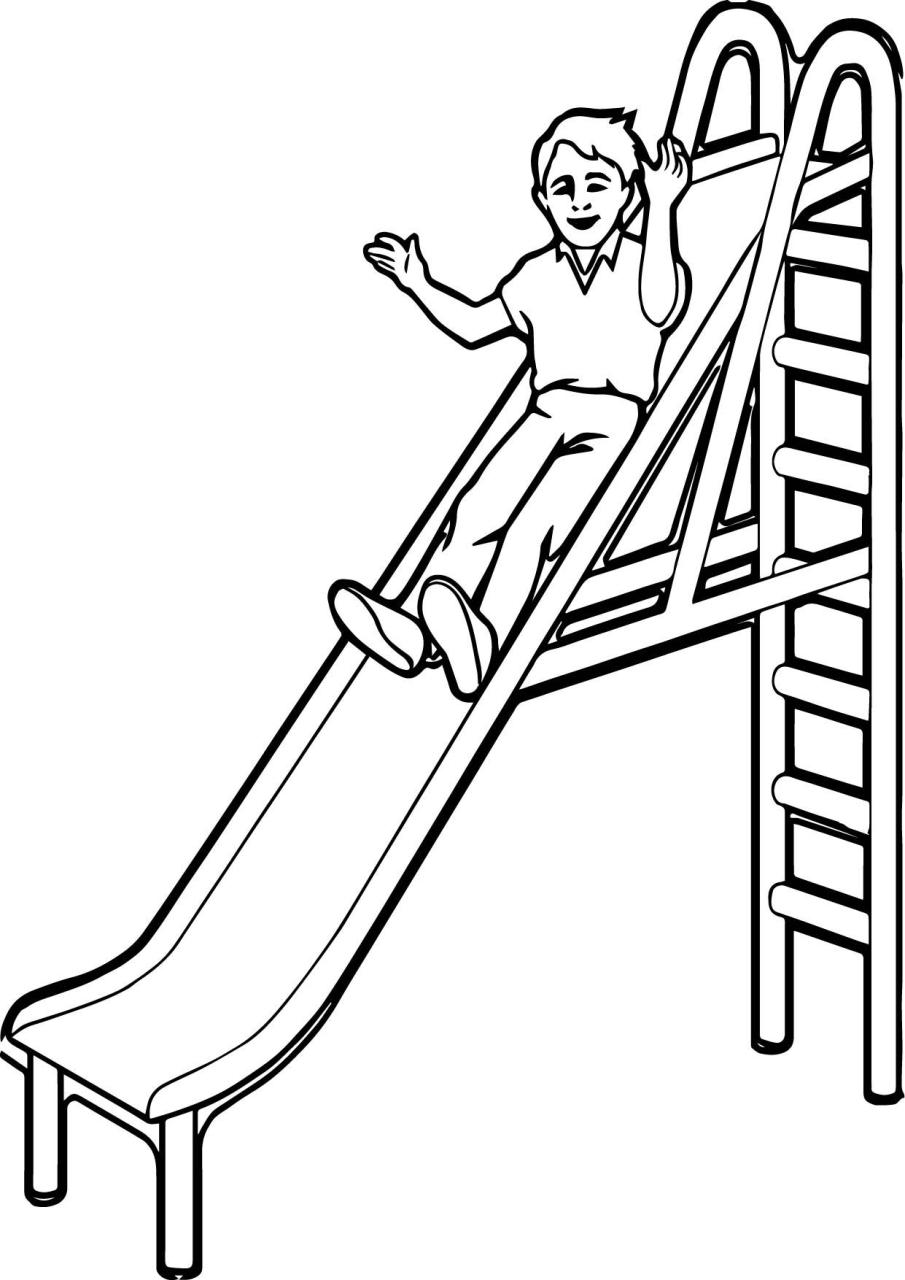 Park Playground Coloring Pages