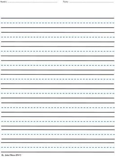 Printable Blank Cursive Writing Practice Sheets