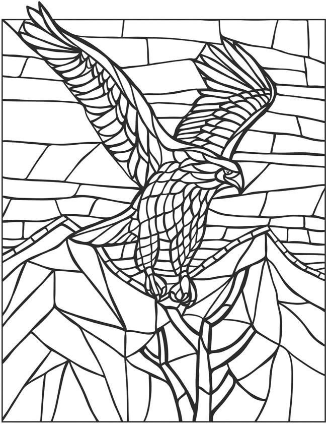 Mosaic Coloring Pages Animals