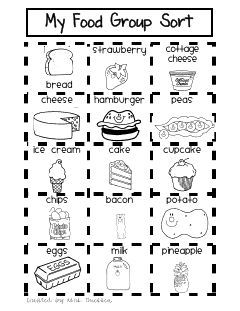 Food Worksheets For Grade 1 Pdf