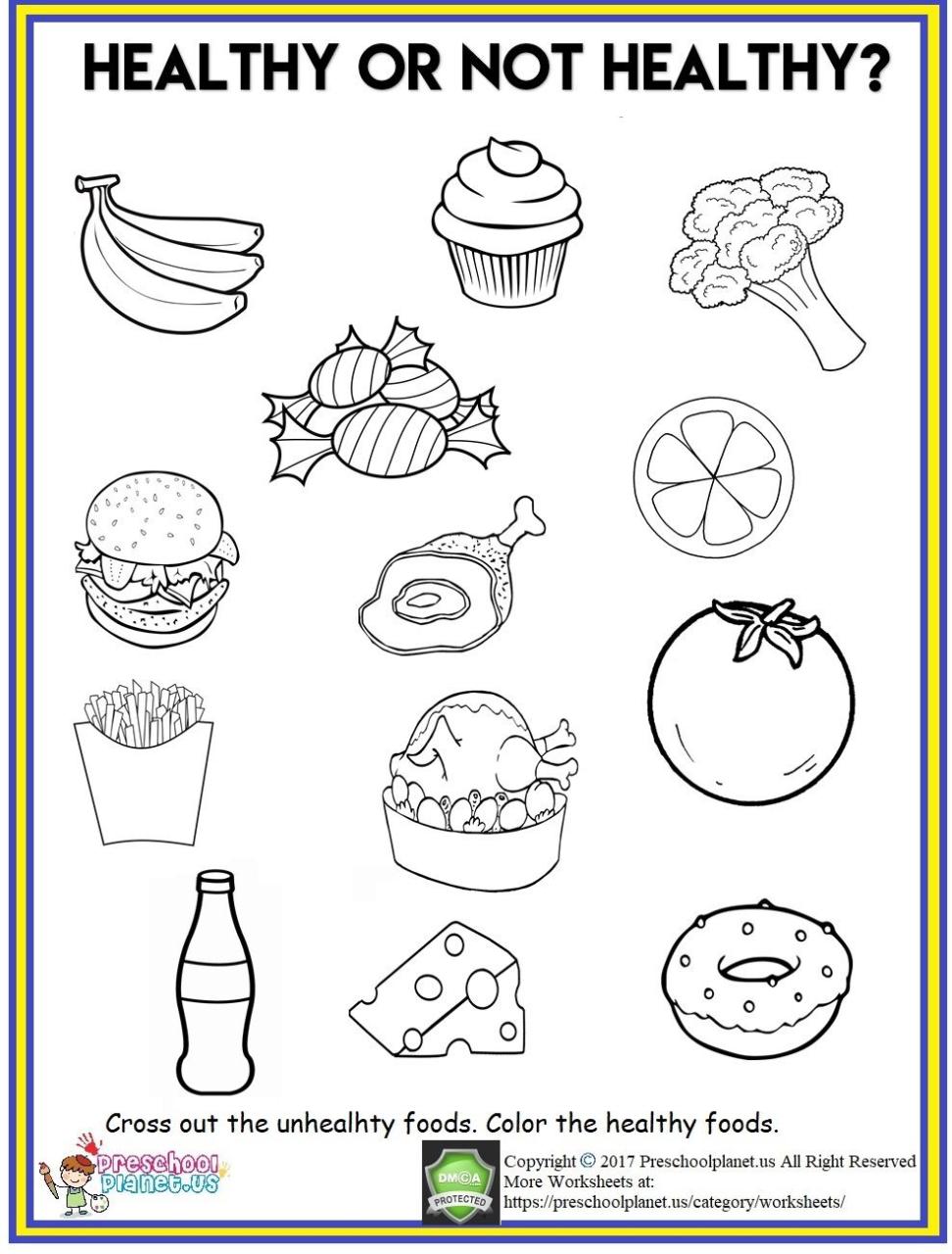 Spanish Food Matching Worksheet