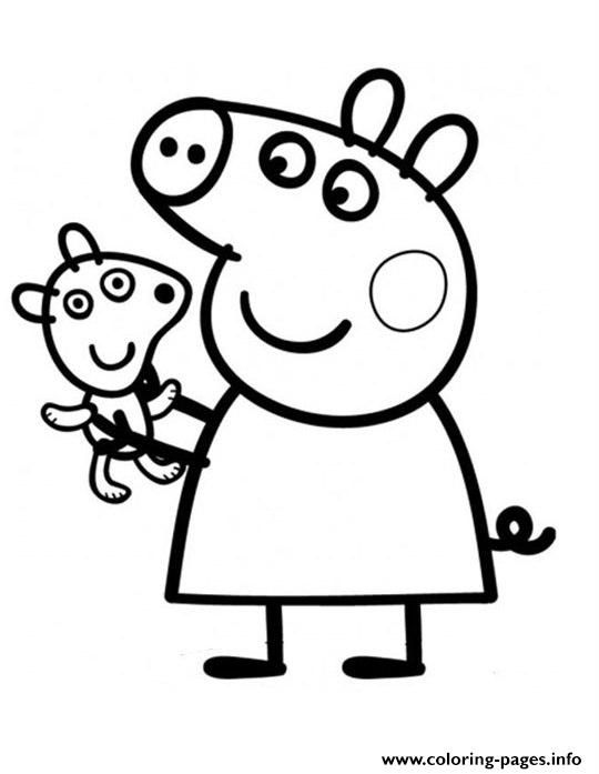 Peppa Coloring Pages For Kids