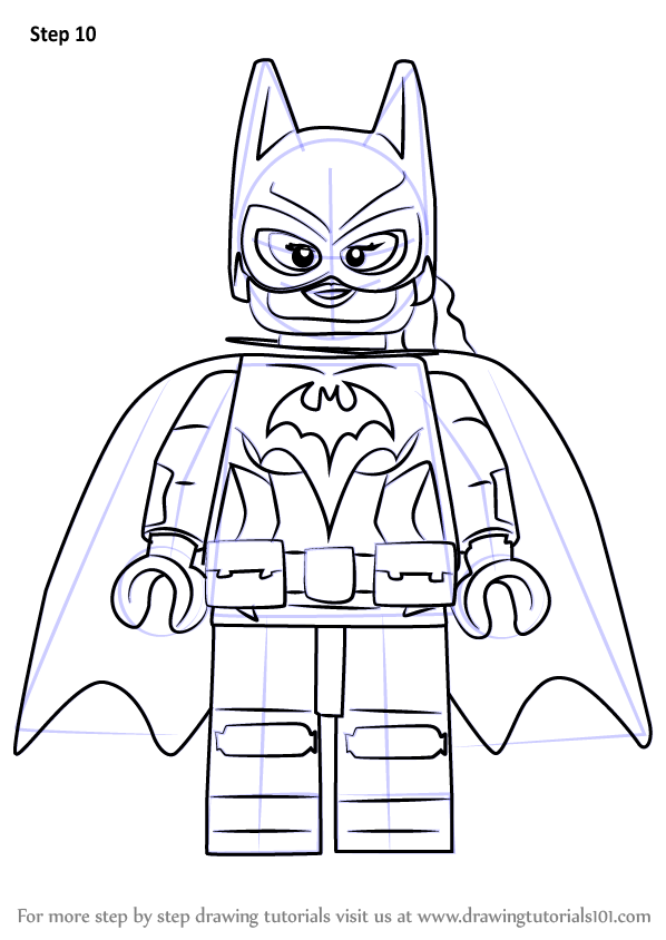 Lego Batgirl Coloring Pages