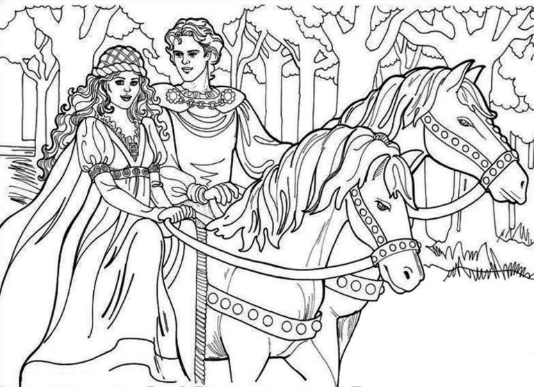 King And Queen Coloring Pages