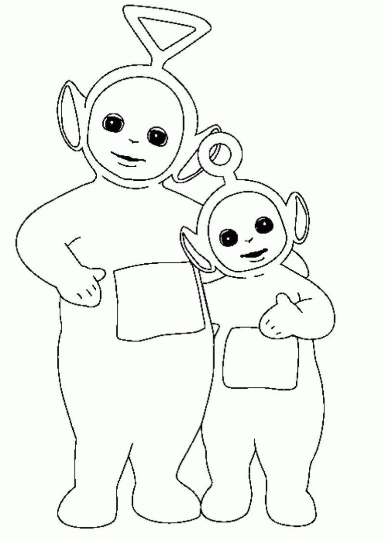 Lala Teletubbies Coloring Pages