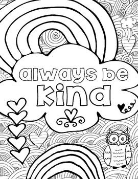 Growth Mindset Coloring Pages For Kids