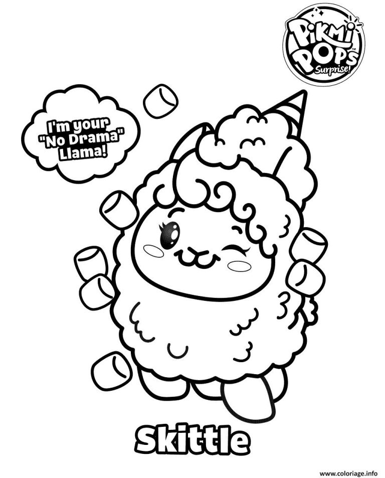 Animal Pikmi Pops Coloring Pages