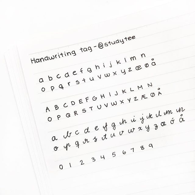 Aesthetic Handwriting Practice Sheets