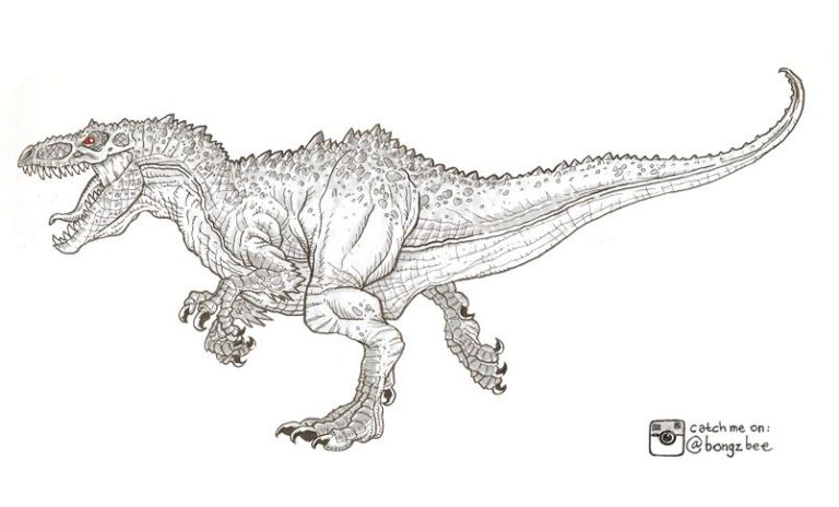 Jurassic World Spinosaurus Coloring Pages