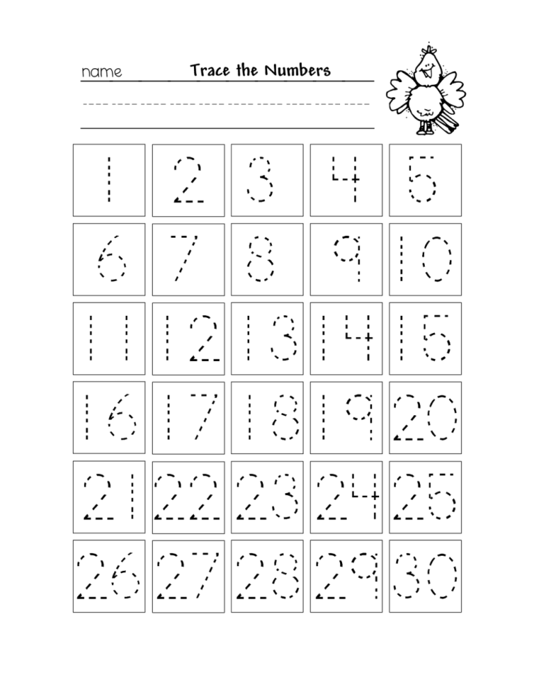 Number Tracing Worksheets Preschooler Preschool Counting Worksheets
