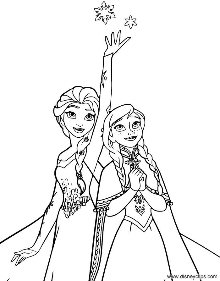 Frozen Coloring Sheets Printable Free
