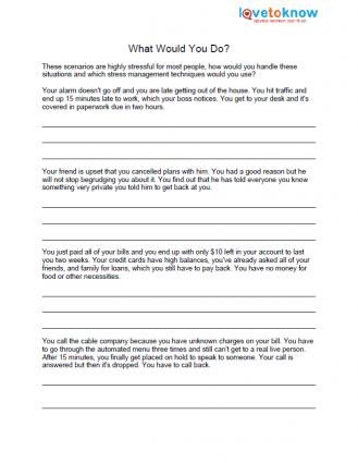 Anger Management Worksheets For Adults Free