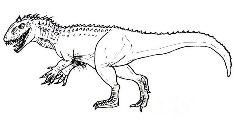Indominus Rex Coloring Pages Jurassic World