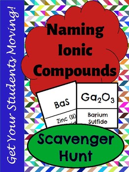 Mixed Naming Chemical Compounds Worksheet