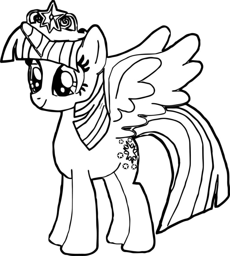 Twilight Sparkle My Little Pony Pictures To Color