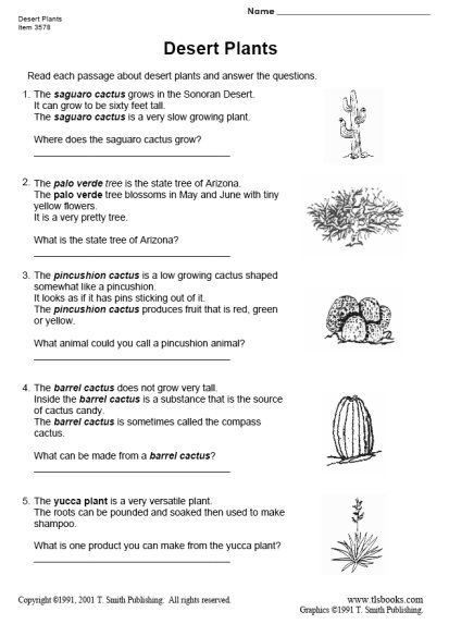 Plants And Animals Worksheets For Grade 2