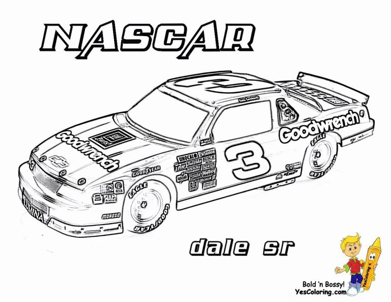 Nascar Coloring Pages 2020