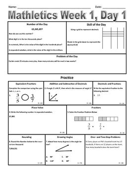 4th Grade Math Staar Test Practice Worksheets