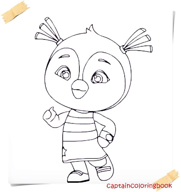 Brody Top Wing Coloring Pages