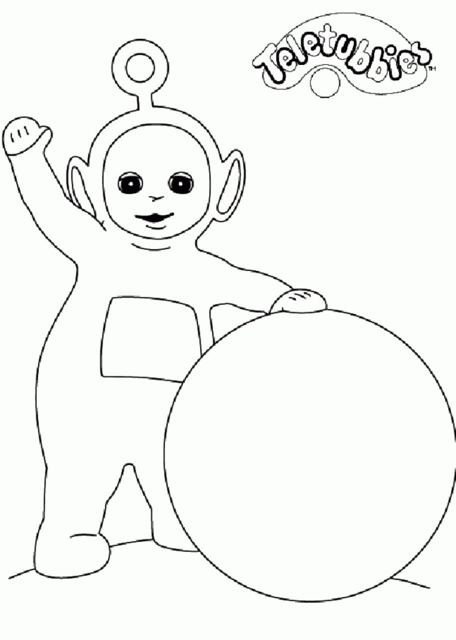 Teletubbies Coloring Pages Po