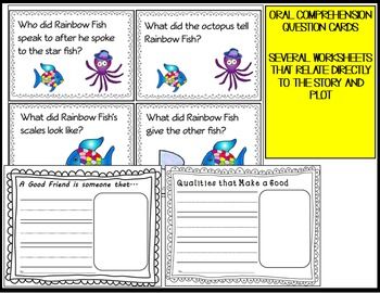 Printable Rainbow Fish Sequencing Pictures