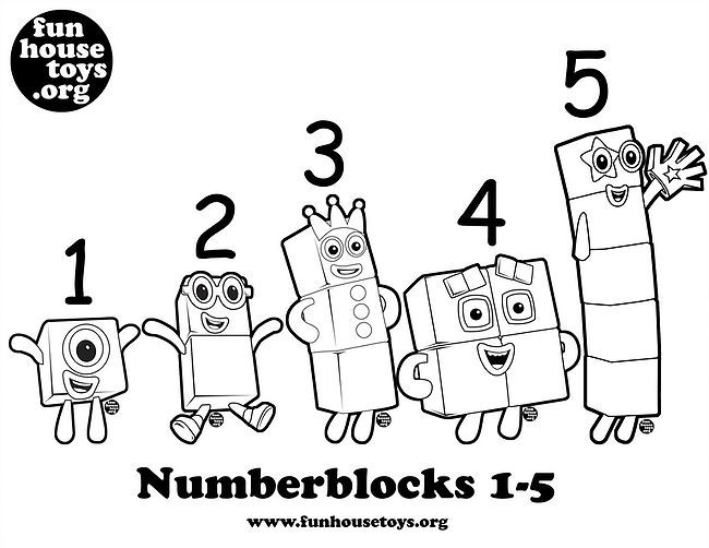 Numberblocks Printables 1