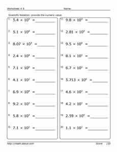 5th Grade Exponents Worksheets Pdf