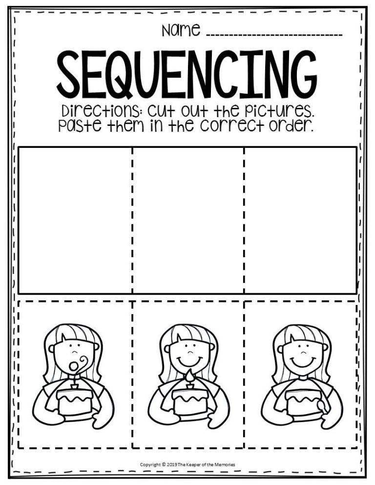 Sequencing Worksheets Free Printable