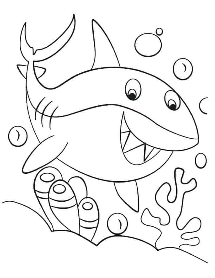 Baby Shark Coloring Pages To Print