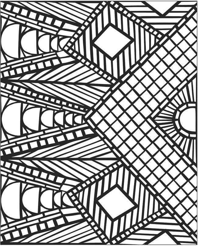 Mosaic Coloring Pages For Kids
