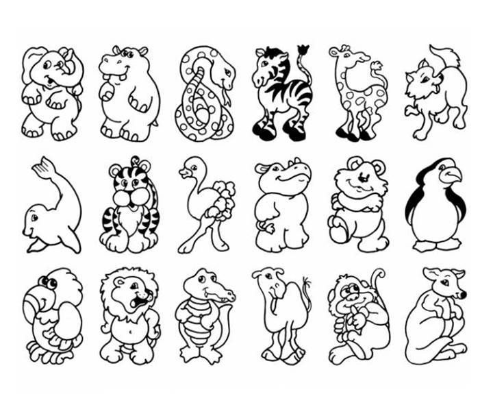 Animals Colouring Pages