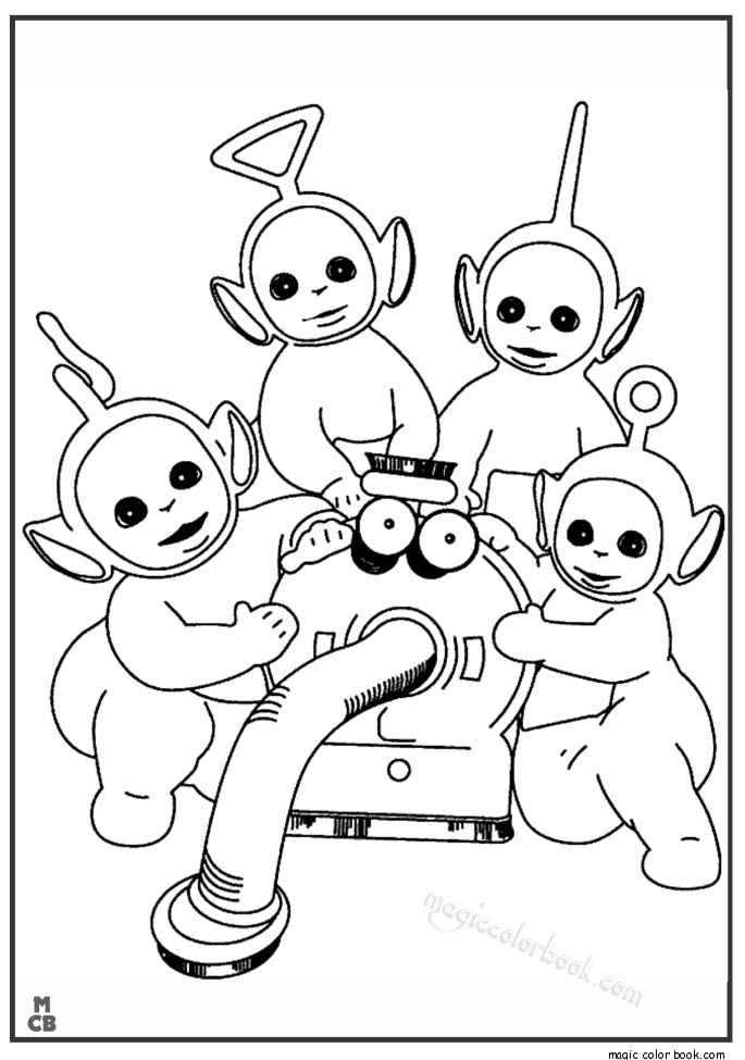 Free Teletubbies Coloring Pages