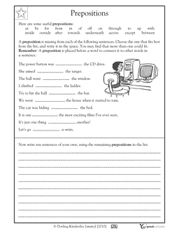 Printable 4th Grade Writing Worksheets