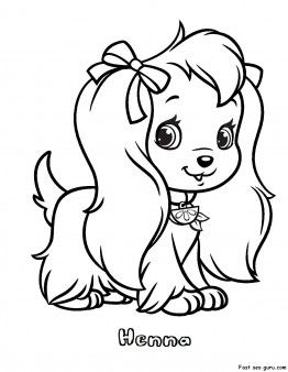 Puppy Coloring Pages For Kids