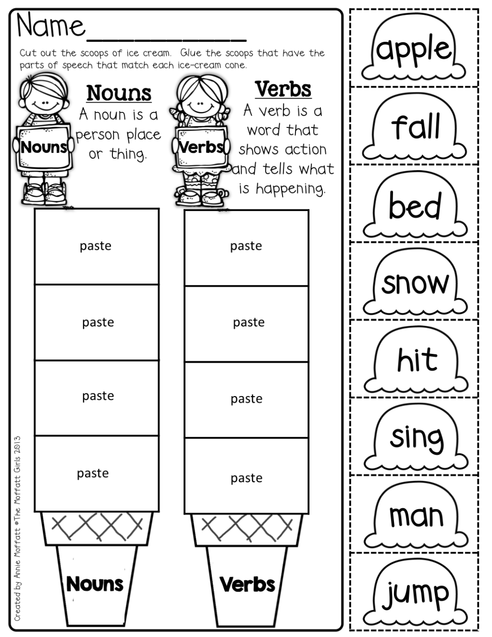 2nd Grade 1st Grade Verbs Worksheet