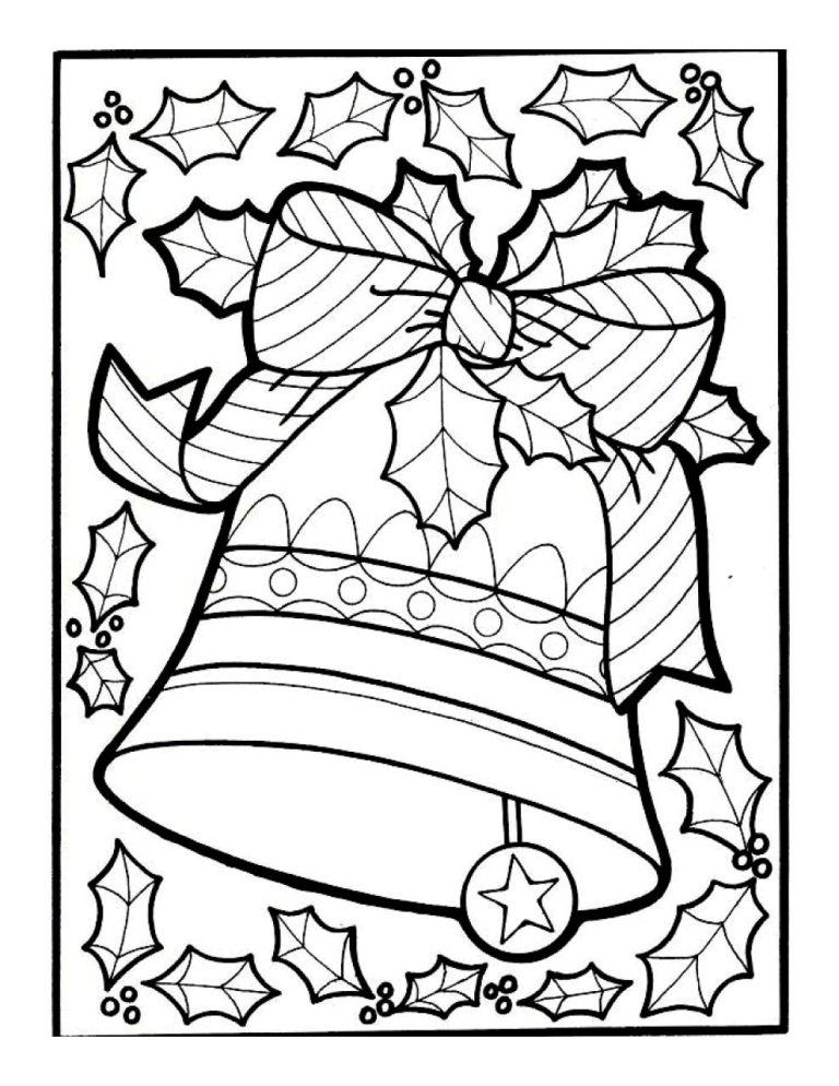 Christmas December Coloring Pages
