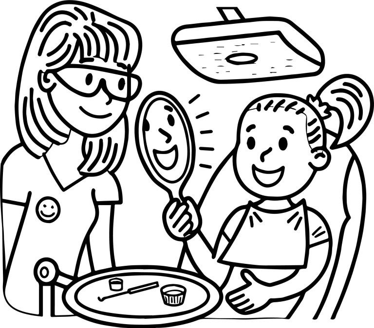 Dental Coloring Pages Activities