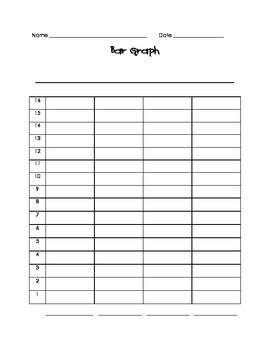 Free Printable Blank Bar Graph Worksheets 2nd Grade